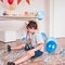 60PCS Blue Balloons, 12 Inches White Pastel Colored Confetti Latex Balloons Garland Arch with Ribbon